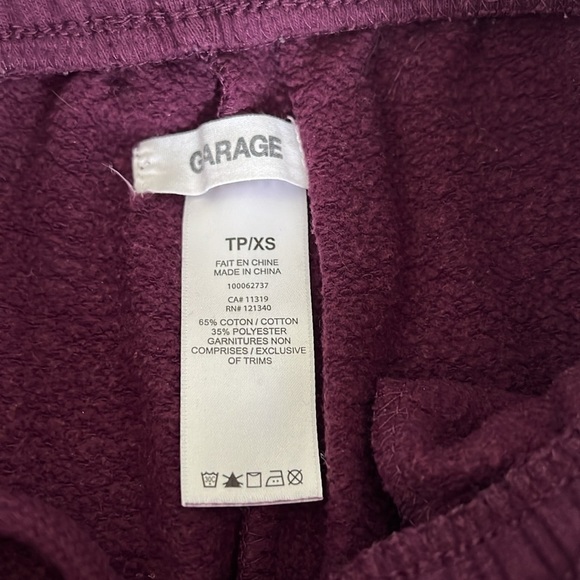 Garage Sweatpants Women’s Size XS - Picture 3 of 6
